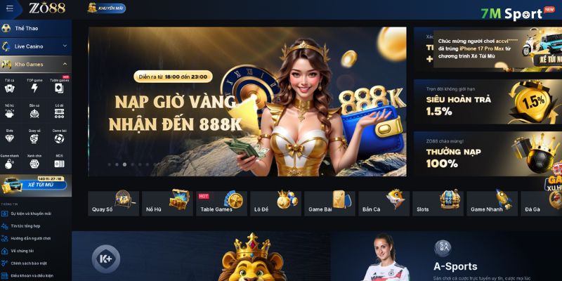 Nhắc đến những nền tảng cá cược trực tuyến hiện nay thì phải kể đến sân chơi uy tín ZO88